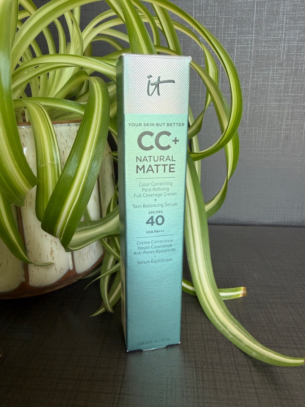 it cosmetics CC Cream Natural Matte Color Correcting SPF 40 FAIR WARM NIB